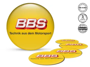 BBS Pegatina Tapacubos Estilo Grilla Racing Tuning